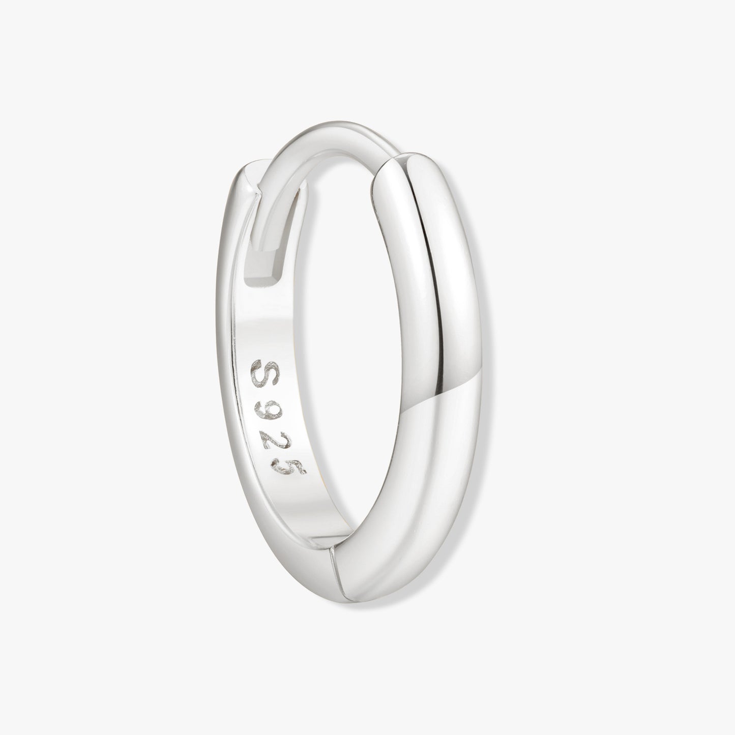 Essential Dainty Huggie Hoops In Silver