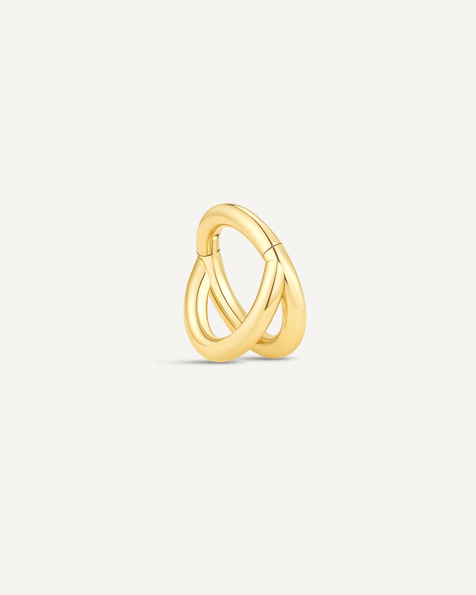 Titanium Double Illusion Clicker In Gold