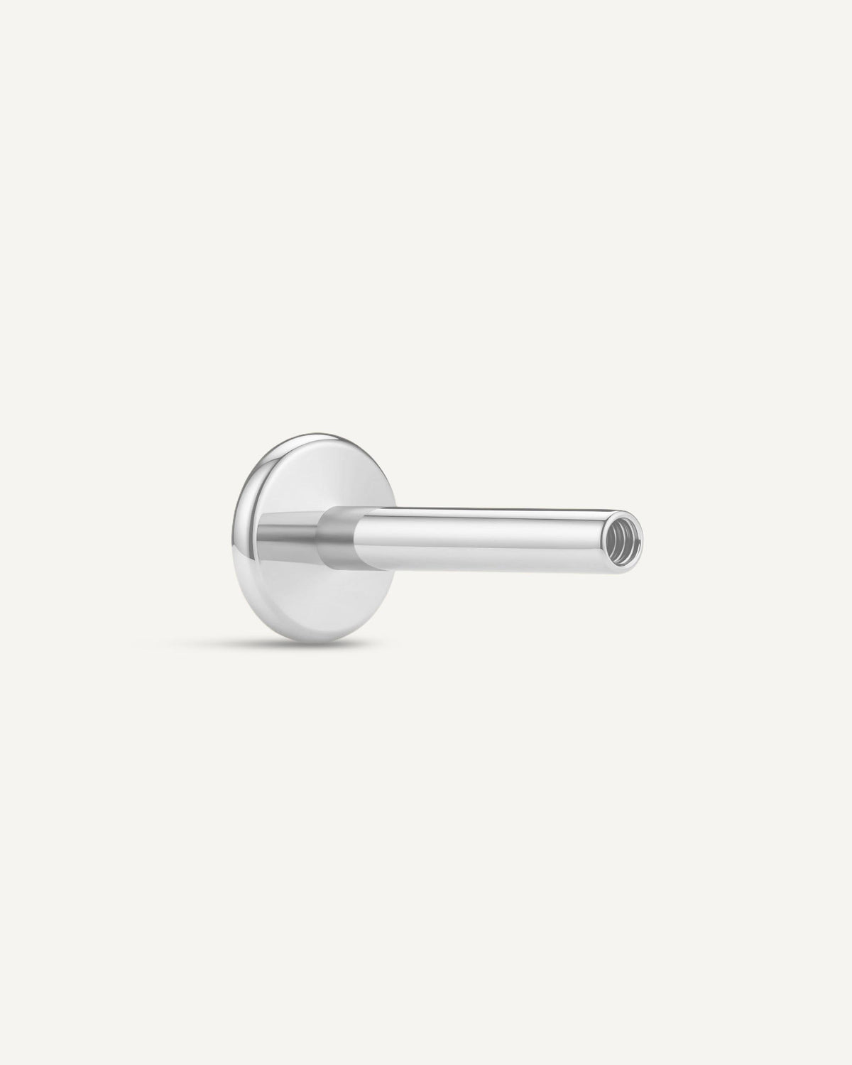 Titanium Flat Back Base 8mm In Silver