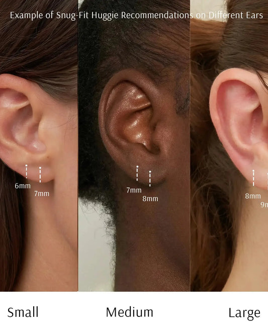 Huggie & Hoop Size Guide: Find Your Perfect Fit