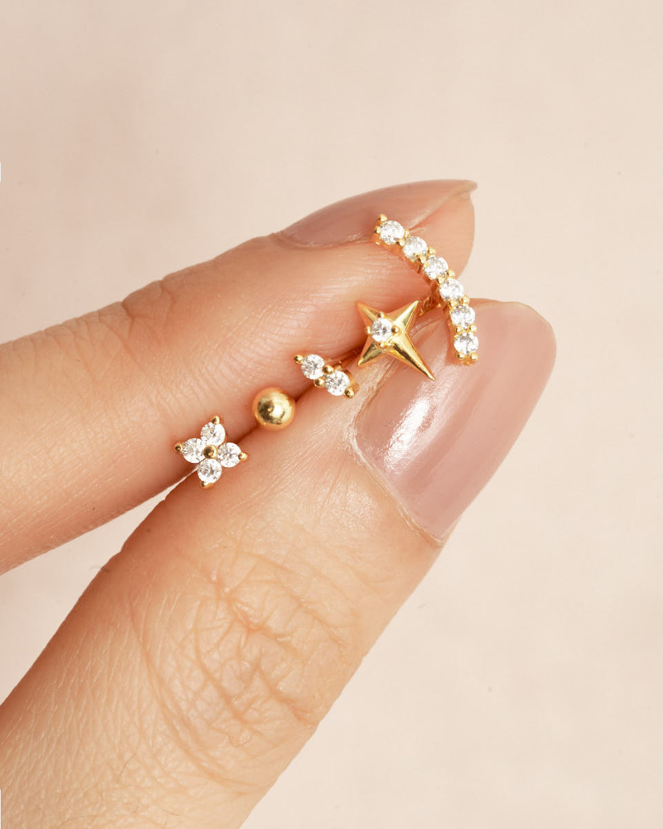 Crystal Stud Earrings