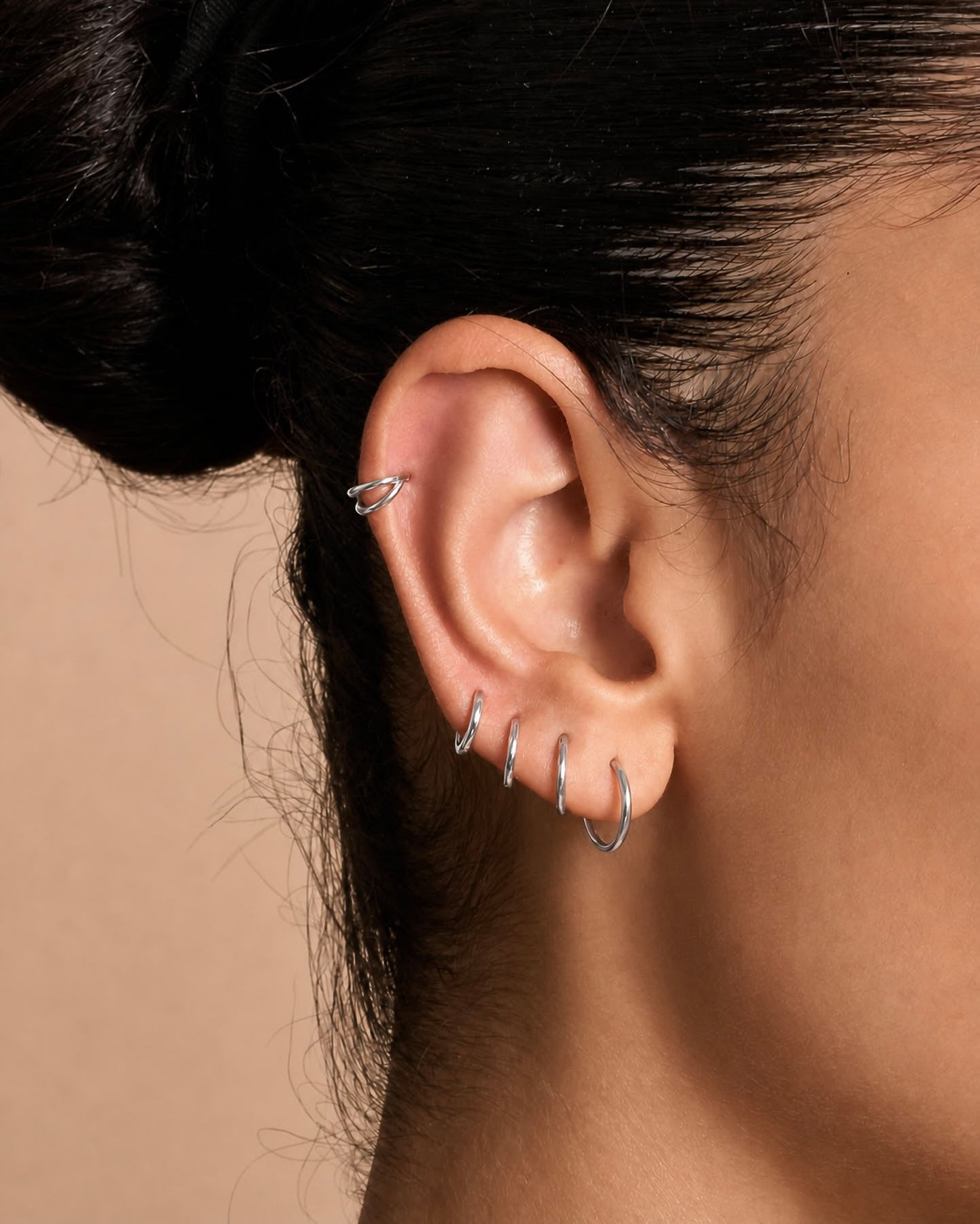Everyday Titanium Clicker Set In Silver