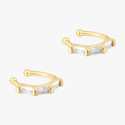 Baguette Ear Cuff in Gold