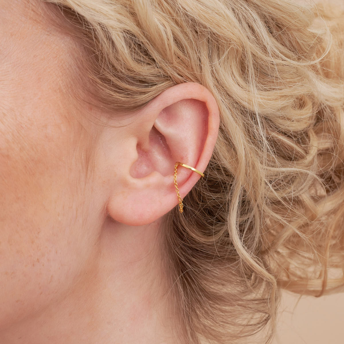 Chain Ear Cuff in Gold
