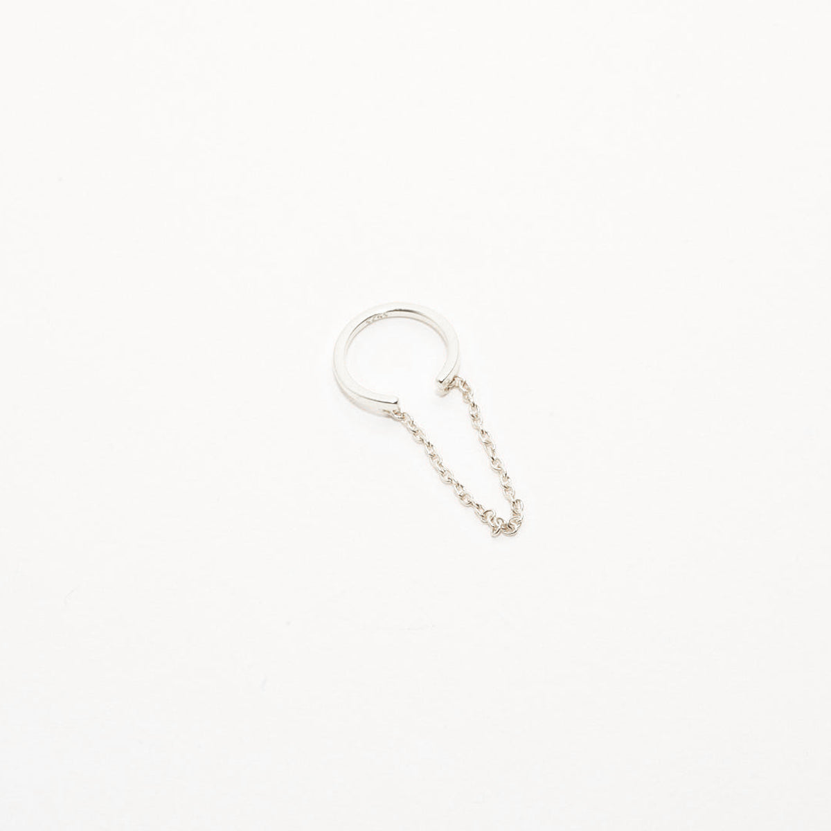 Chain Ear Cuff in Silver
