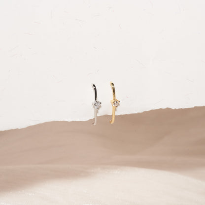 Crystal Suspender Studs in Gold