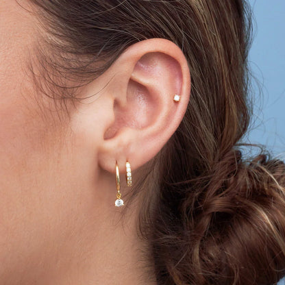 Dangle Everyday Earring Set in Gold