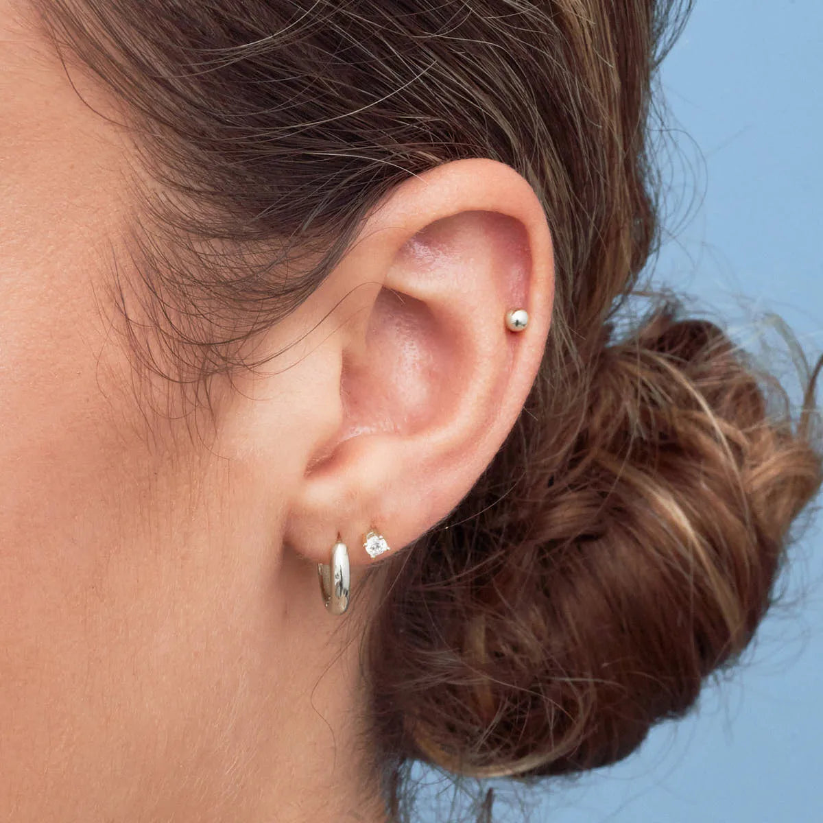 Essential Earring Set in Silver