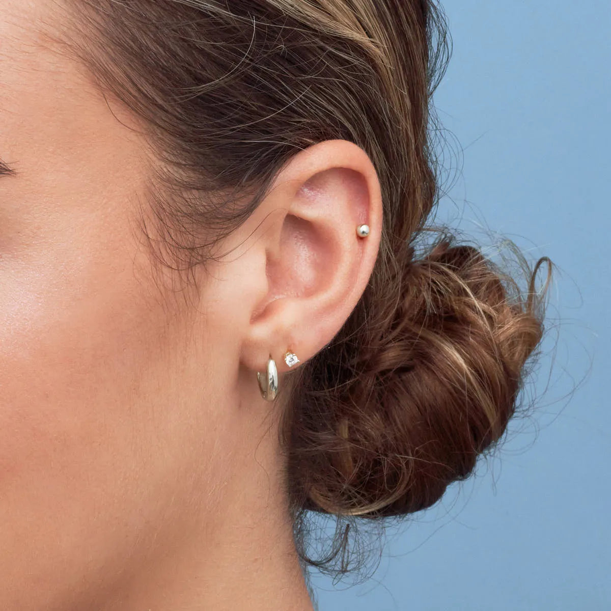 Essential Earring Set in Silver