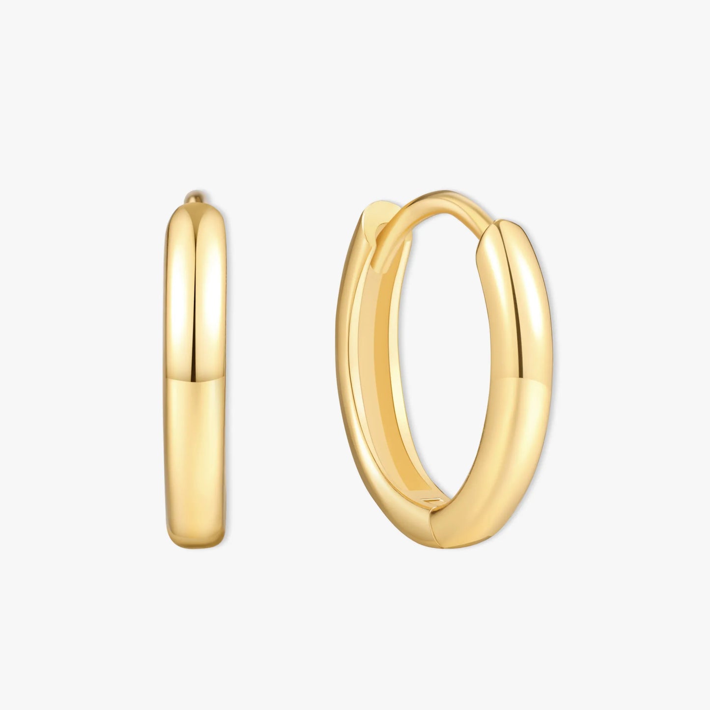 Essential Dainty Huggie Hoops In Gold