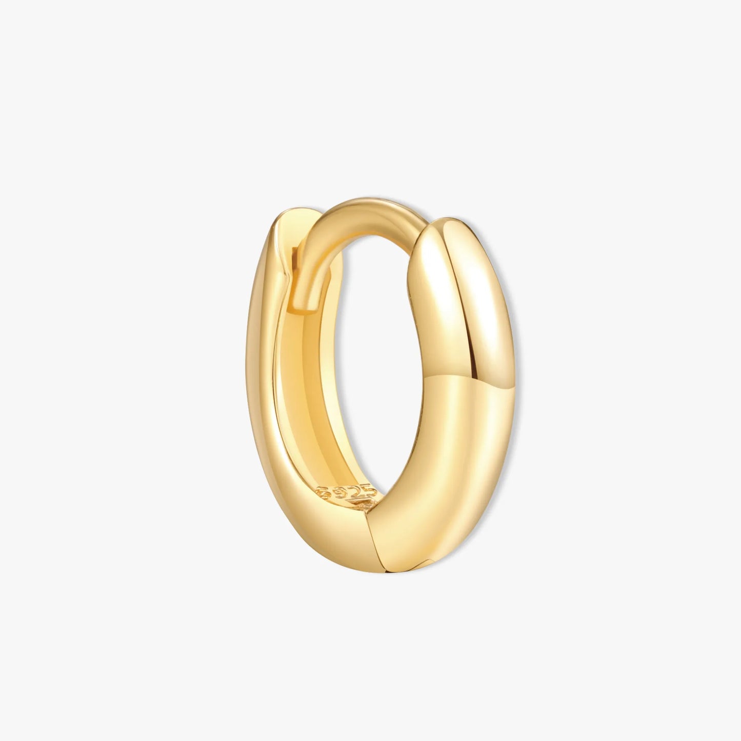 Essential Dainty Huggie Hoops In Gold