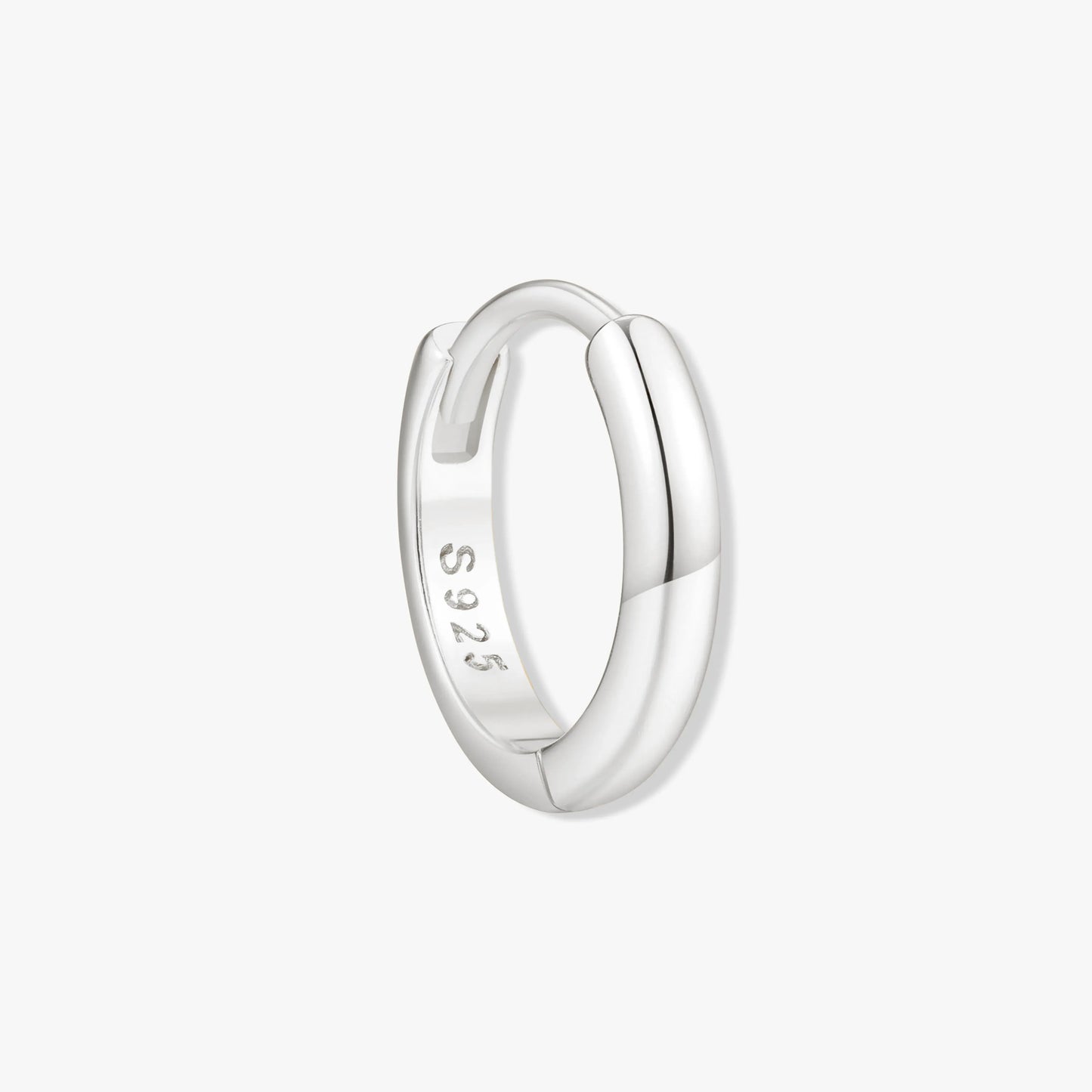 Essential Dainty Huggie Hoops In Silver