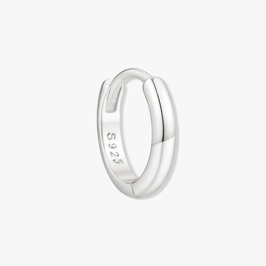 Essential Dainty Huggie Hoops In Silver