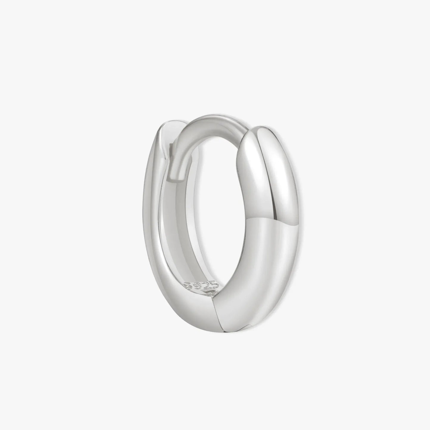 Essential Dainty Huggie Hoops In Silver