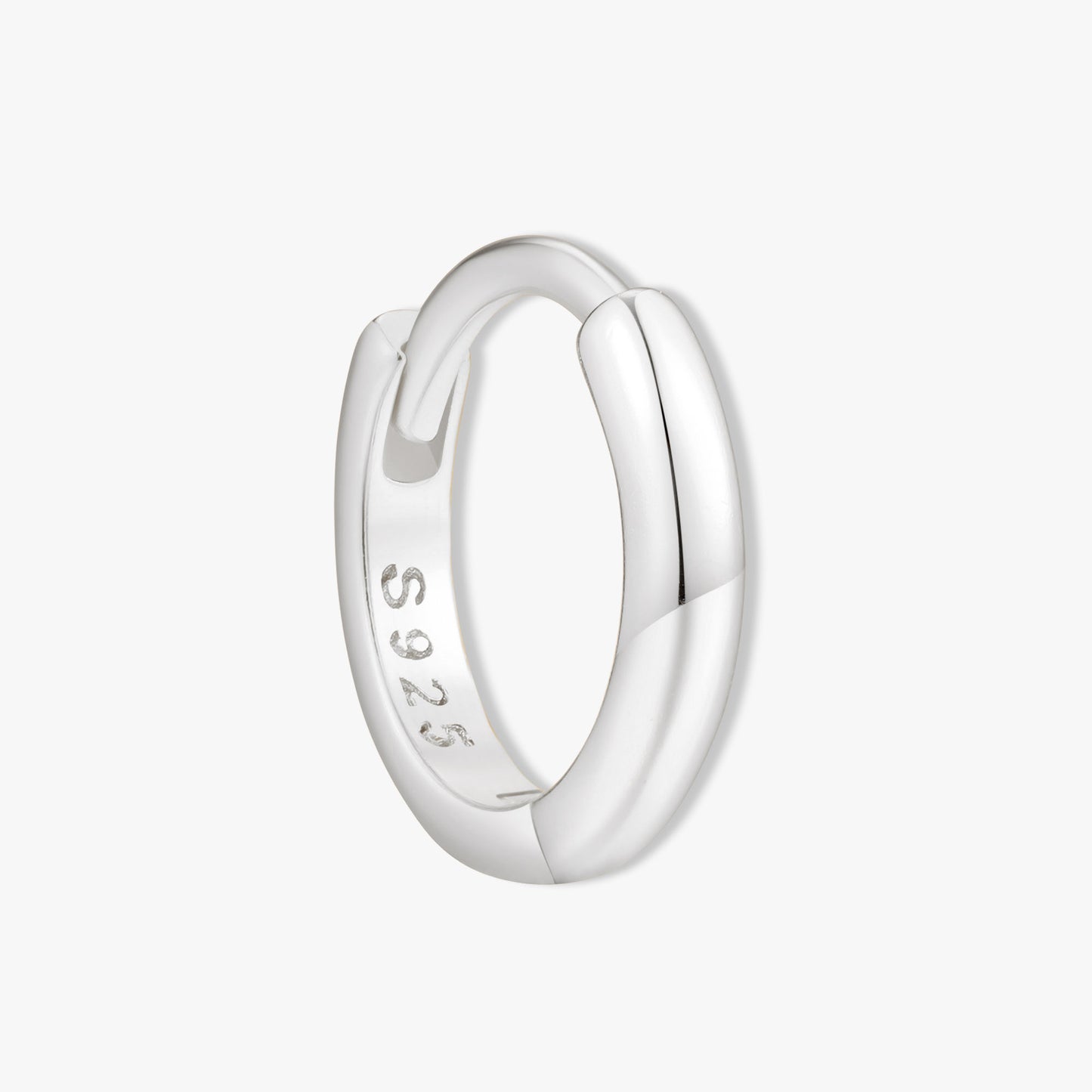 Essential Dainty Huggie Hoops In Silver