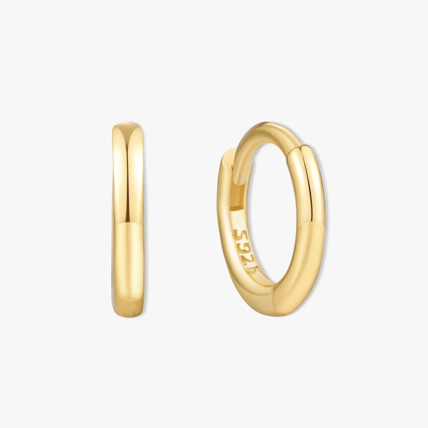 Essential Cartilage Hoops in Gold