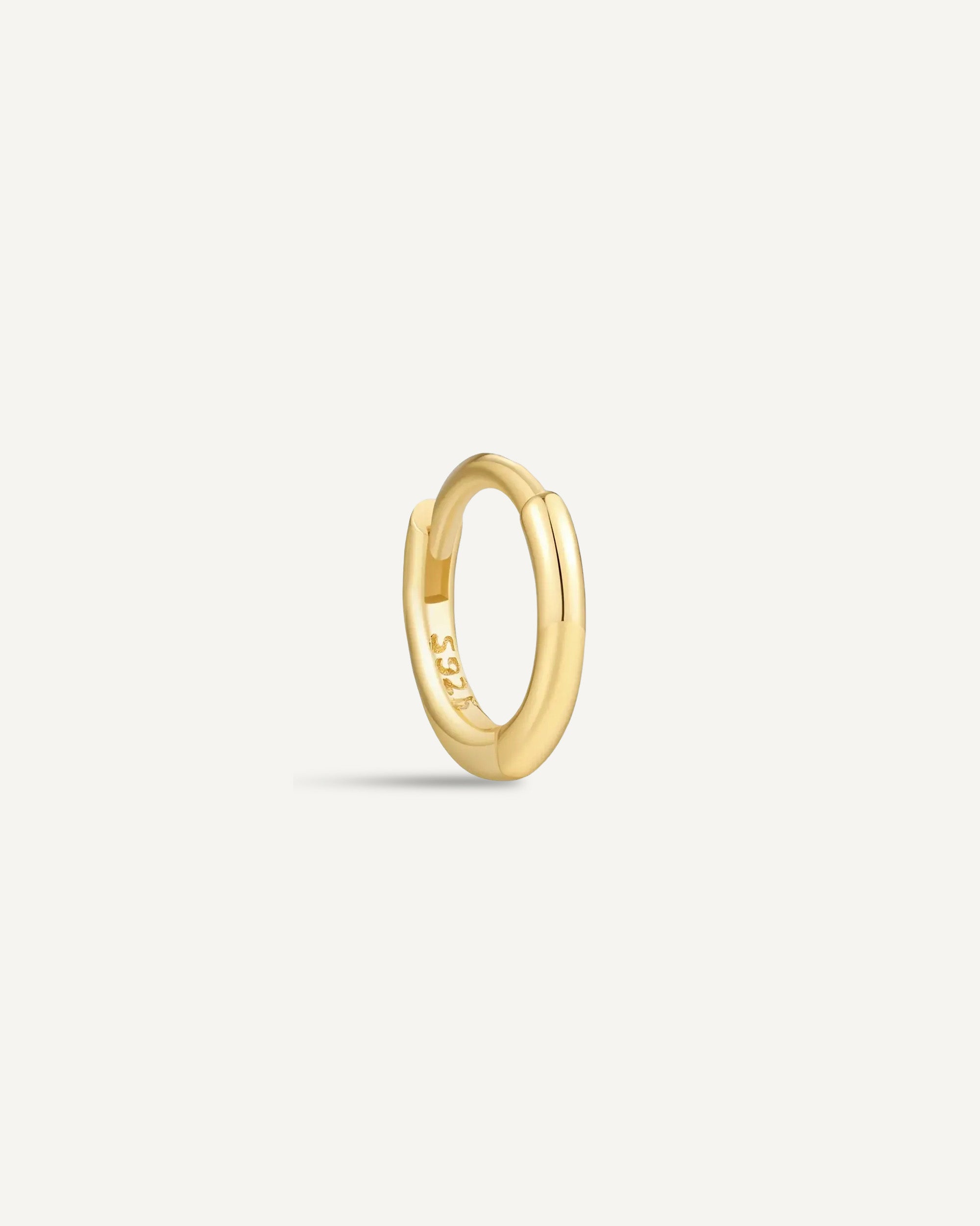 Essential Helix Hoop in Gold