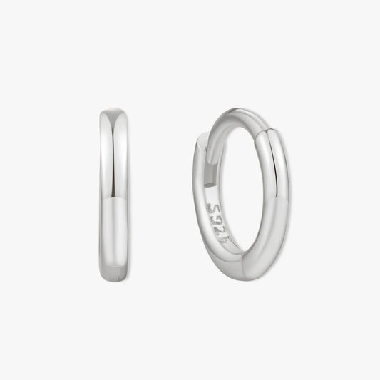 Essential Cartilage Hoops in Silver