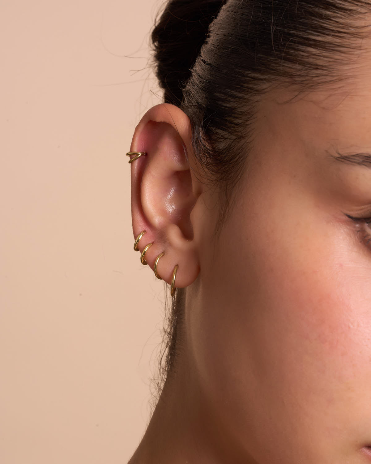 Titanium Double Illusion Clicker In Gold