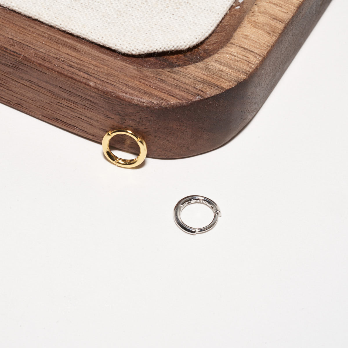 Essential Helix Hoop in Silver