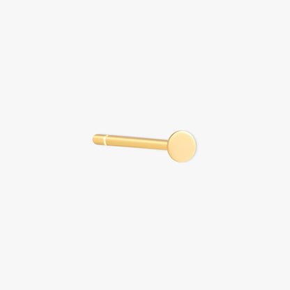 Essential Round Stud Earrings In Gold