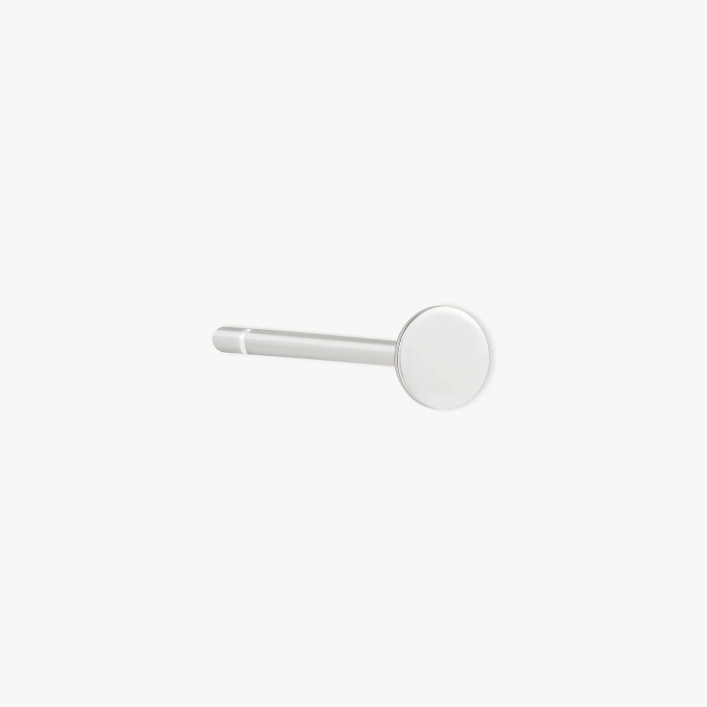 Essential Round Stud Earrings In Silver