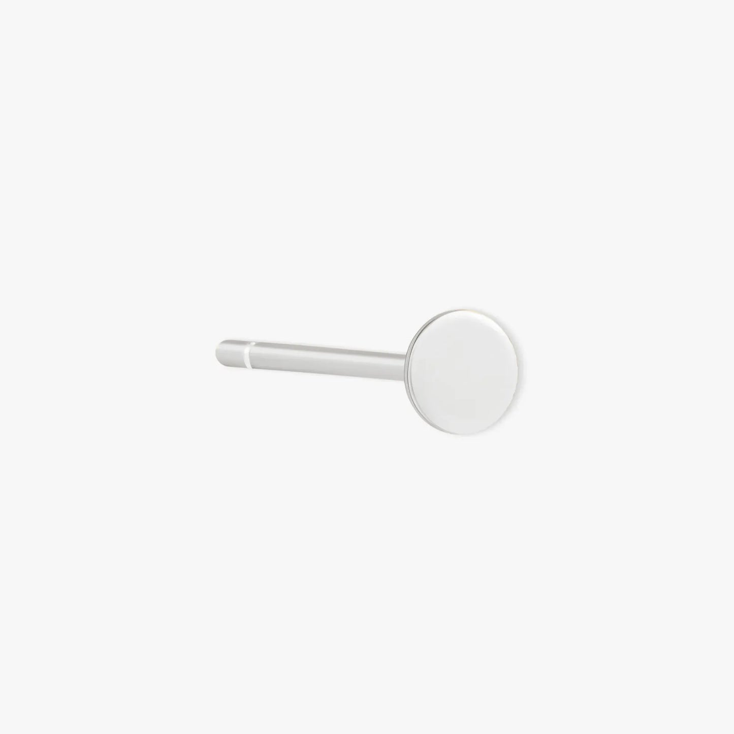 Essential Round Stud Earrings In Silver