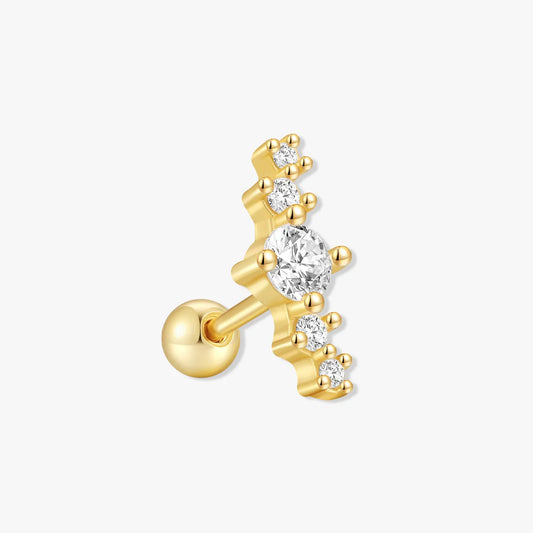 Constellation Climber Barbell Studs In Gold