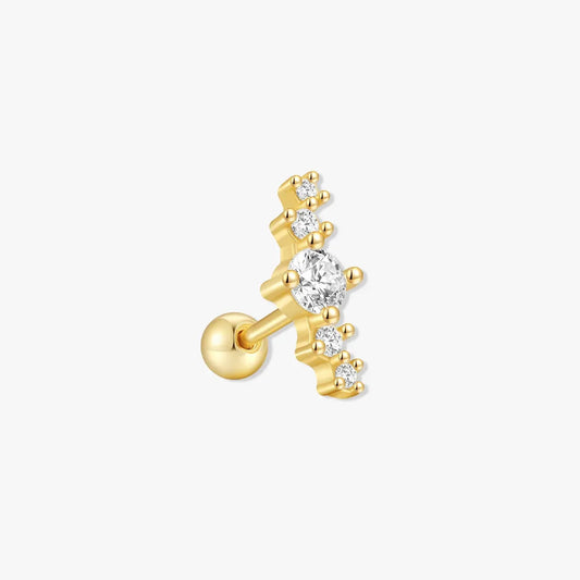 Constellation Climber Barbell Studs In Gold