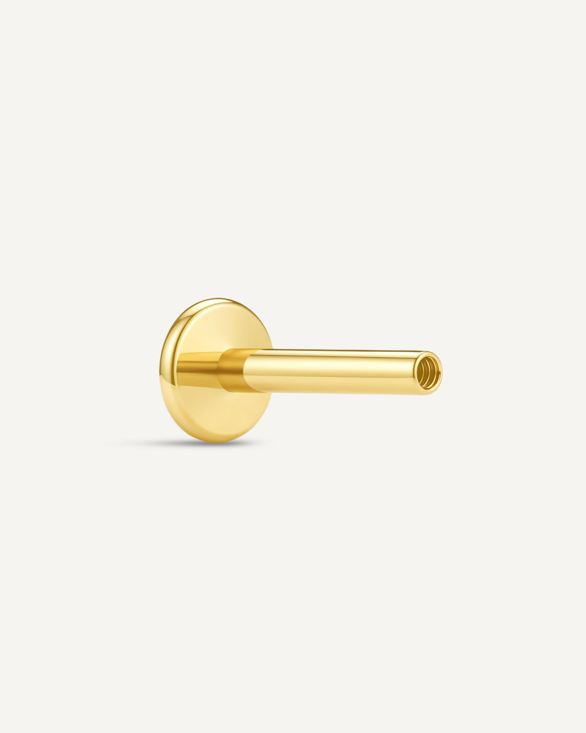 Titanium Flat Back Base 8mm In Gold