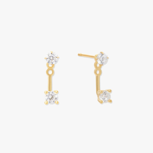 Crystal Ear Jacket In Gold - LÉA