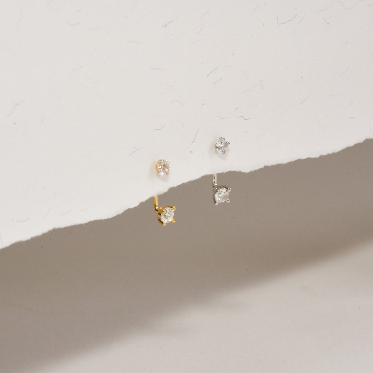Crystal Ear Jacket In Gold - LÉA