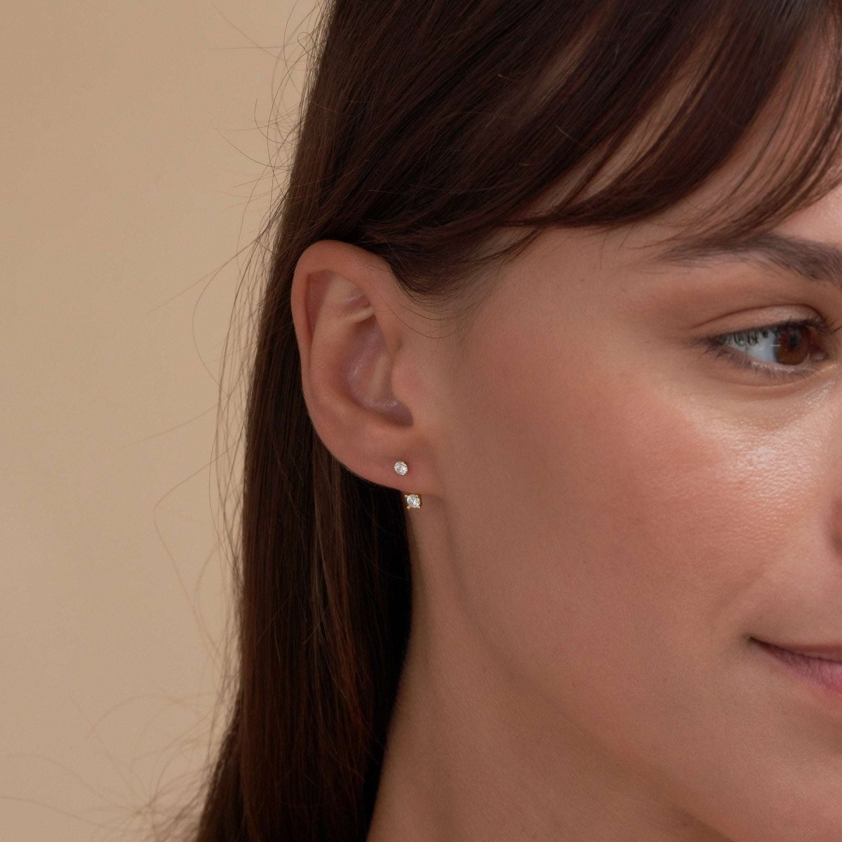 Crystal Ear Jacket In Gold - LÉA