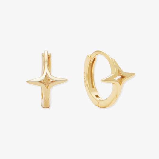 Tiny Star Huggies in Gold - LÉA
